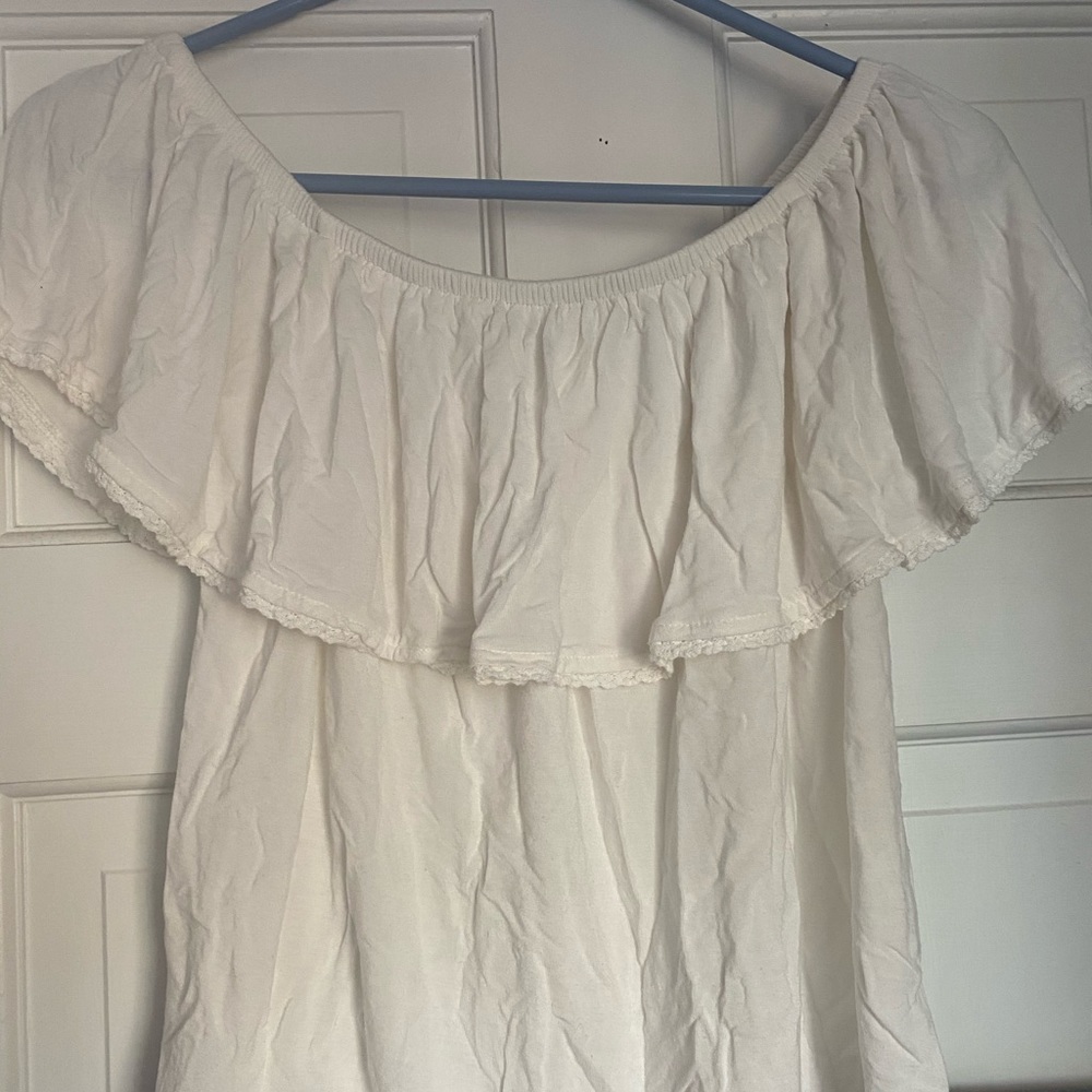 Soft and sexy off the shoulder top